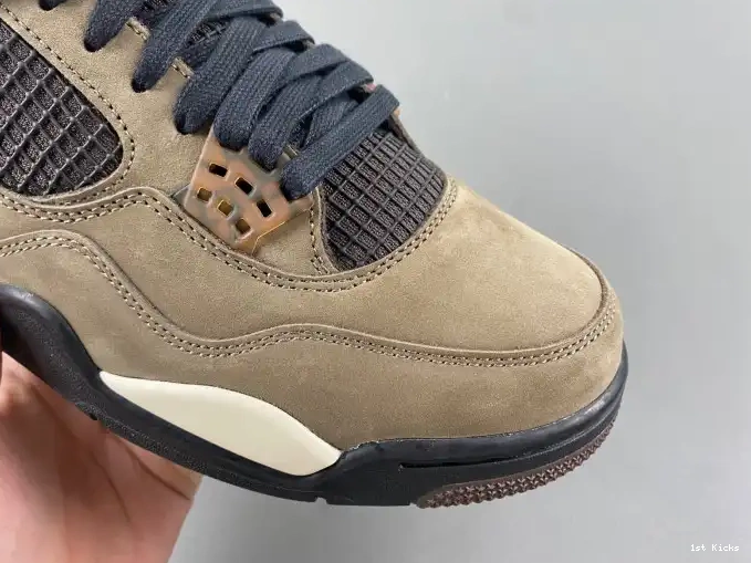1st Kicks AJ4-882335 Brown Retro Jordan 4 x Air Scott TS Travis 0625